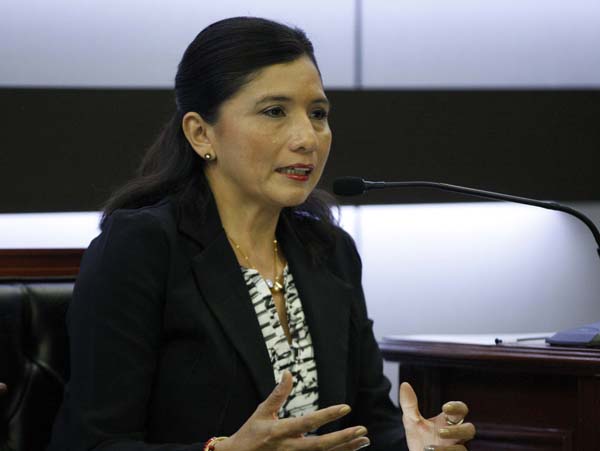 Mayra San Román Carrillo Medina Consejera Presidenta del IE de Quintana Roo.
