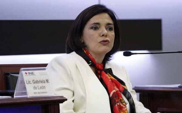 Gabriela María de León Farías Consejera Presidenta del IEPC de Coahuila.
