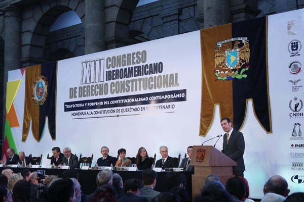 Consejero Presidente del INE Lorenzo Córdova Vianello en el XIII Congreso Iberoamericano de Derecho Constitucional.