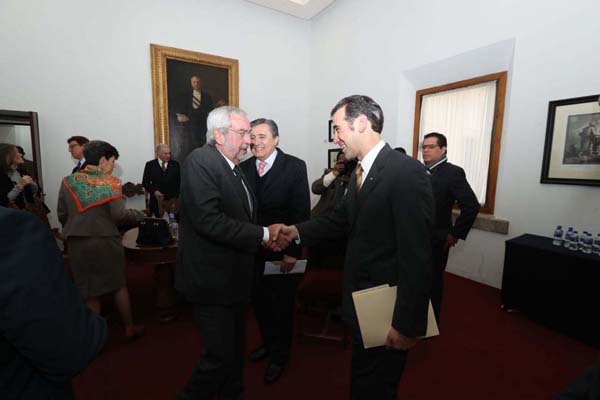 Rector de la UNAM Enrique Luis Graue y el Consejero Presidente del INE Lorenzo Córdova Vianello.