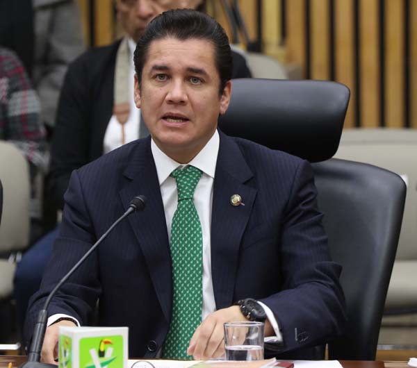 Presidente del Partido Verde Ecologista de México Carlos Alberto Puentes Salas.