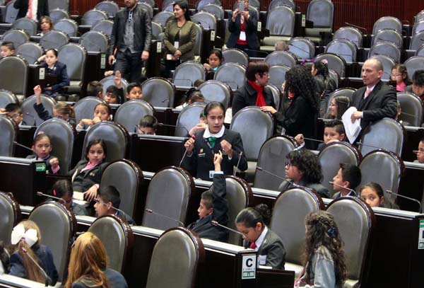 Sesión de Clausura del 10° Parlamento Infantil de las niñas y los niños 2017..