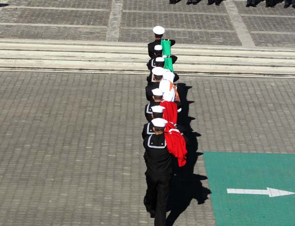 Ceremonia de Izamiento de Bandera.