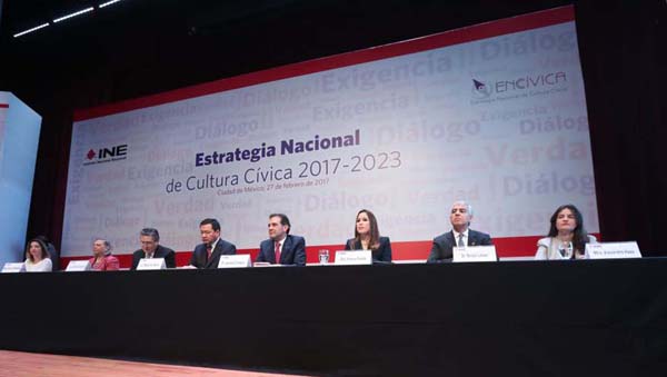 Presentación de la Estrategia Nacional de Cultura Cívica 2017-2023 (ENCCÍVICA).