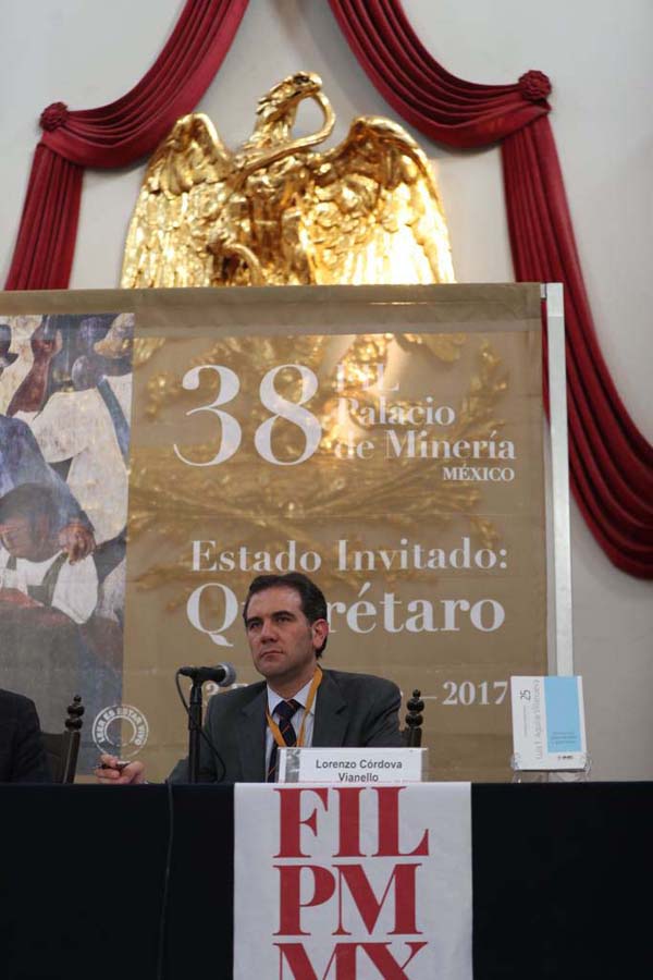 Consejero Presidente del INE Lorenzo Córdova Vianello en la Conferencia Magistral “Democracia, gobernabilidad y gobernanza” del Dr. Luis F. Aguilar Villanueva.
