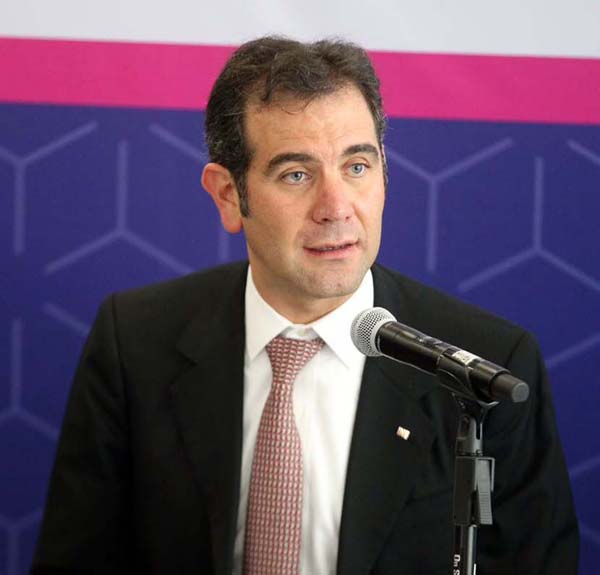 Consejero Presidente del INE Lorenzo Córdova Vianello.