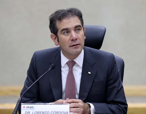 Lorenzo Córdova Vianello, Consejero Presidente.