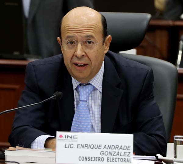 Enrique Andrade González, Consejero Electoral.