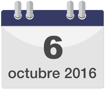 Calendario 6 de octubre 2016