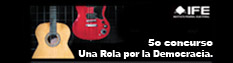 Banner 5to Concurso Una Rola por la Democracia, 2011